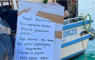 Το «ευχαριστώ» της Hurriyet στην Ελλάδα και το συγκινητικό μήνυμα των κατοίκων του Καστελόριζου