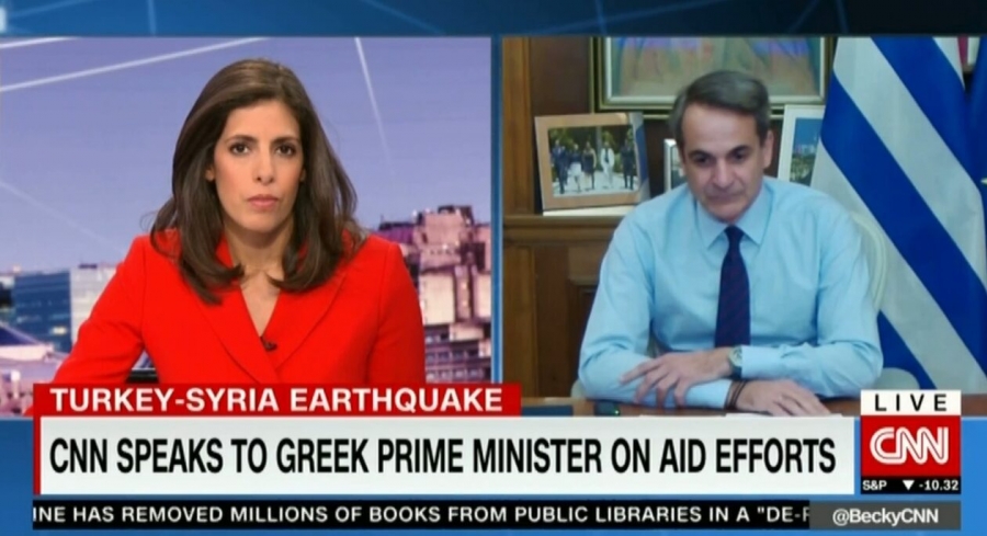 Μητσοτάκης στο CNN: Πολύ ισχυρή εικόνα ενός Έλληνα και ενός Τούρκου να σώζουν μαζί ένα κοριτσάκι