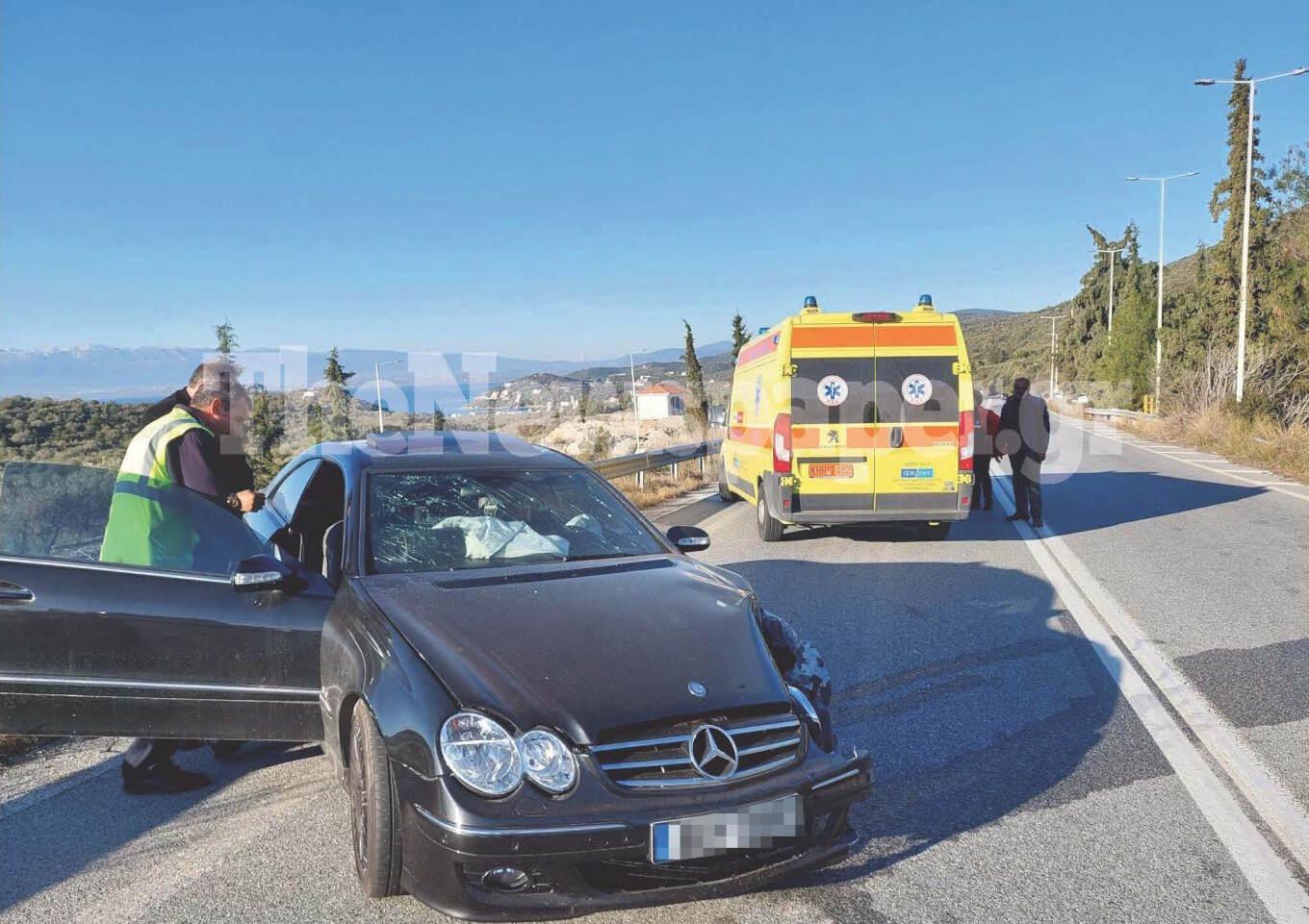 Τροχαίο ατύχημα στον Βόλο – Δύο τραυματίες