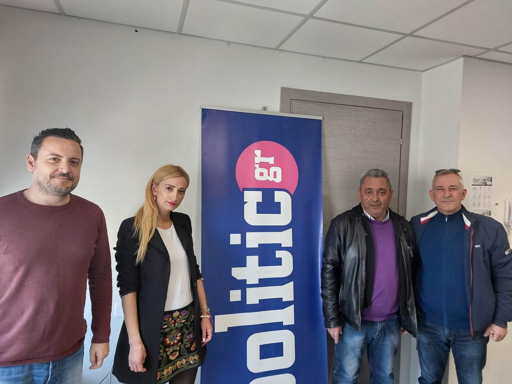 Επίσκεψη του προϊσταμένου εργοταξίων Θεσσαλονίκης στην Politic