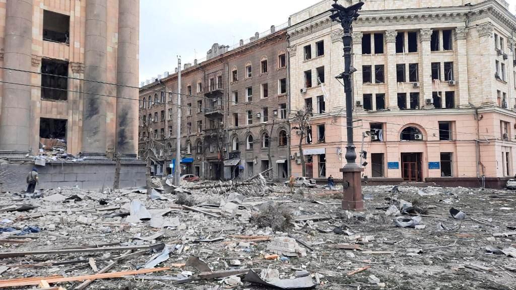 Ουκρανία: Τουλάχιστον 6 ρωσικοί πύραυλοι έπληξαν το Χάρκοβο