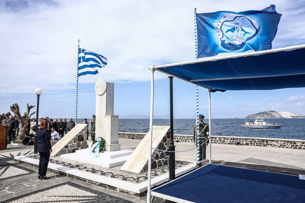 Στη Νίσυρο η Σακελλαροπούλου για τα 75 χρόνια από την ενσωμάτωση στην Ελλάδα