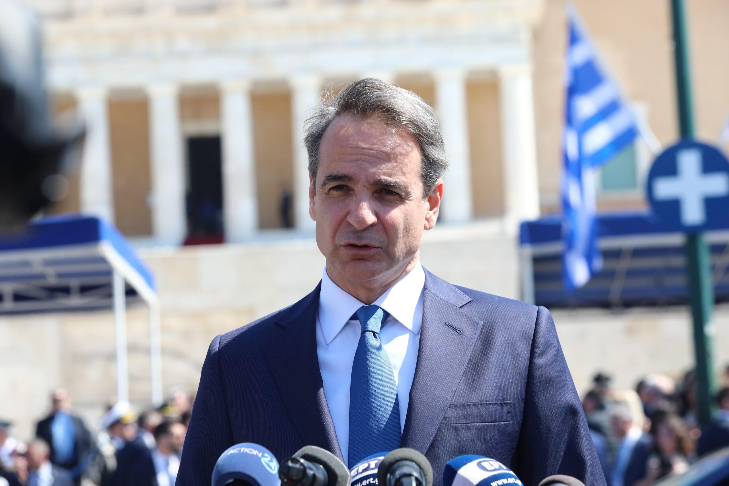 Μητσοτάκης: «Ημέρα μνήμης και τιμής για τους ήρωες που αγωνίστηκαν για την ελευθερία της πατρίδας μας»