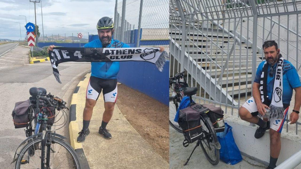Super League 1: Οπαδός του ΟΦΗ έκανε 130 χιλιόμετρα με το ποδήλατο για να δει τον αγώνα με τον Λεβαδειακό
