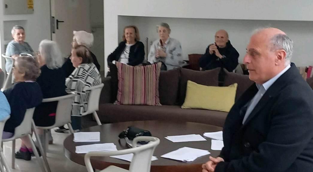 Ο Γ. Φεστερίδης κοντά στους ανθρώπους της τρίτης ηλικίας
