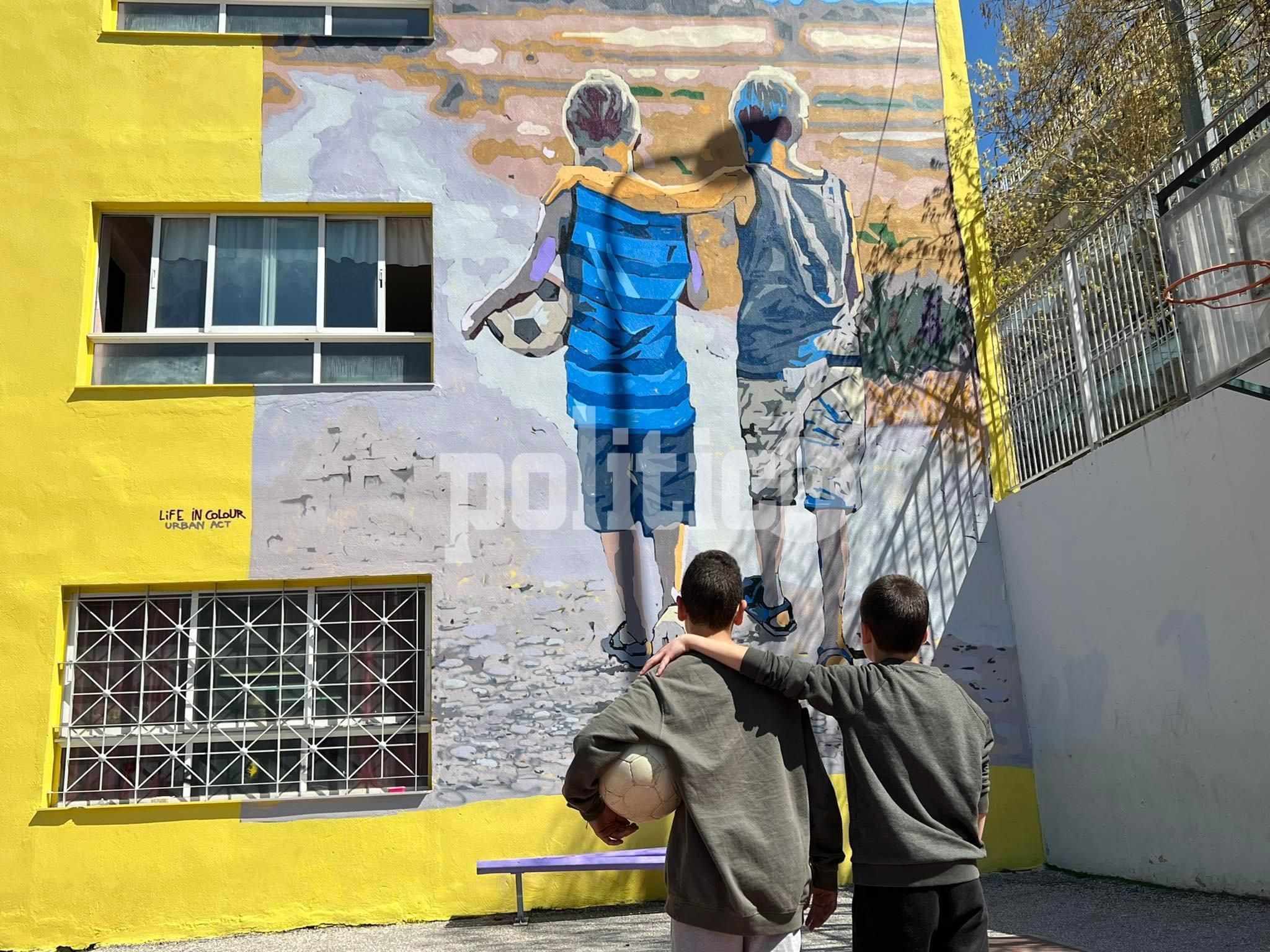 Θεσσαλονίκη: «Ο αθλητισμός δεν σκοτώνει… ενώνει» – Μια τοιχογραφία «αγκαλιά» για τον Άλκη Καμπανό (ΦΩΤΟ-ΒΙΝΤΕΟ)
