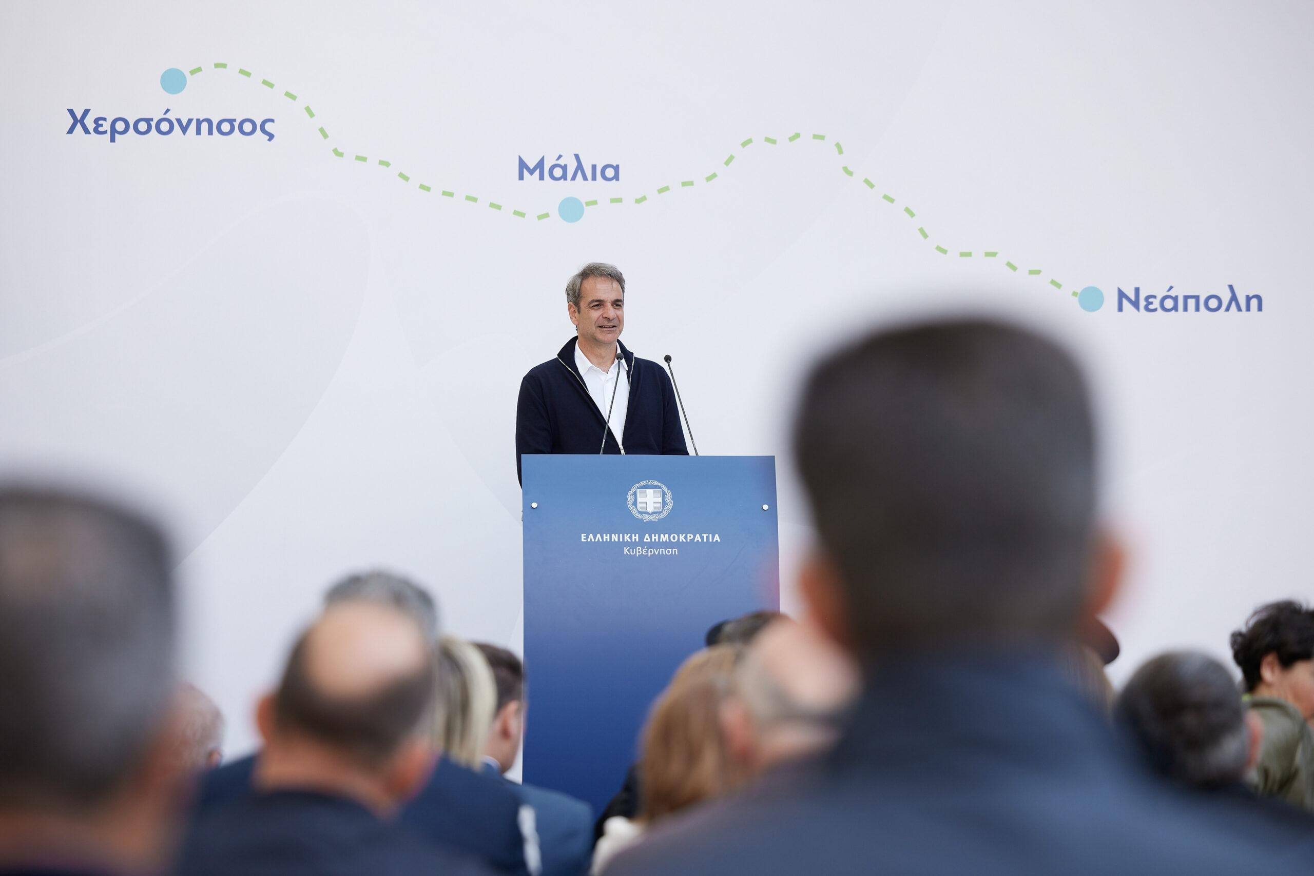 Κρήτη: Παρών ο πρωθυπουργός στην υπογραφή σύμβασης για το τμήμα του ΒΟΑΚ Χερσόνησος – Νεάπολη
