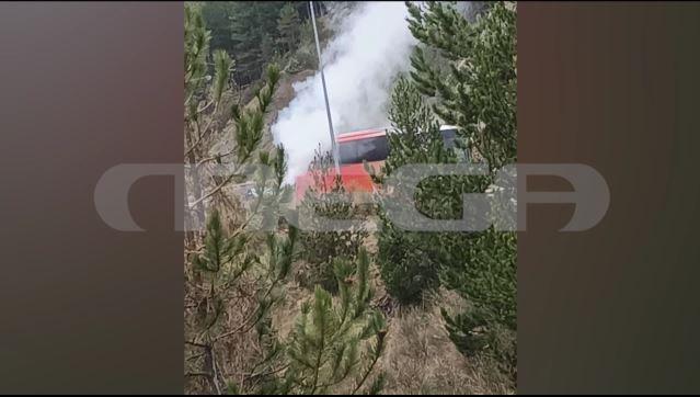 Μέτσοβο: Φωτιά σε λεωφορείο με 52 μαθητές – Μαρτυρίες σοκ
