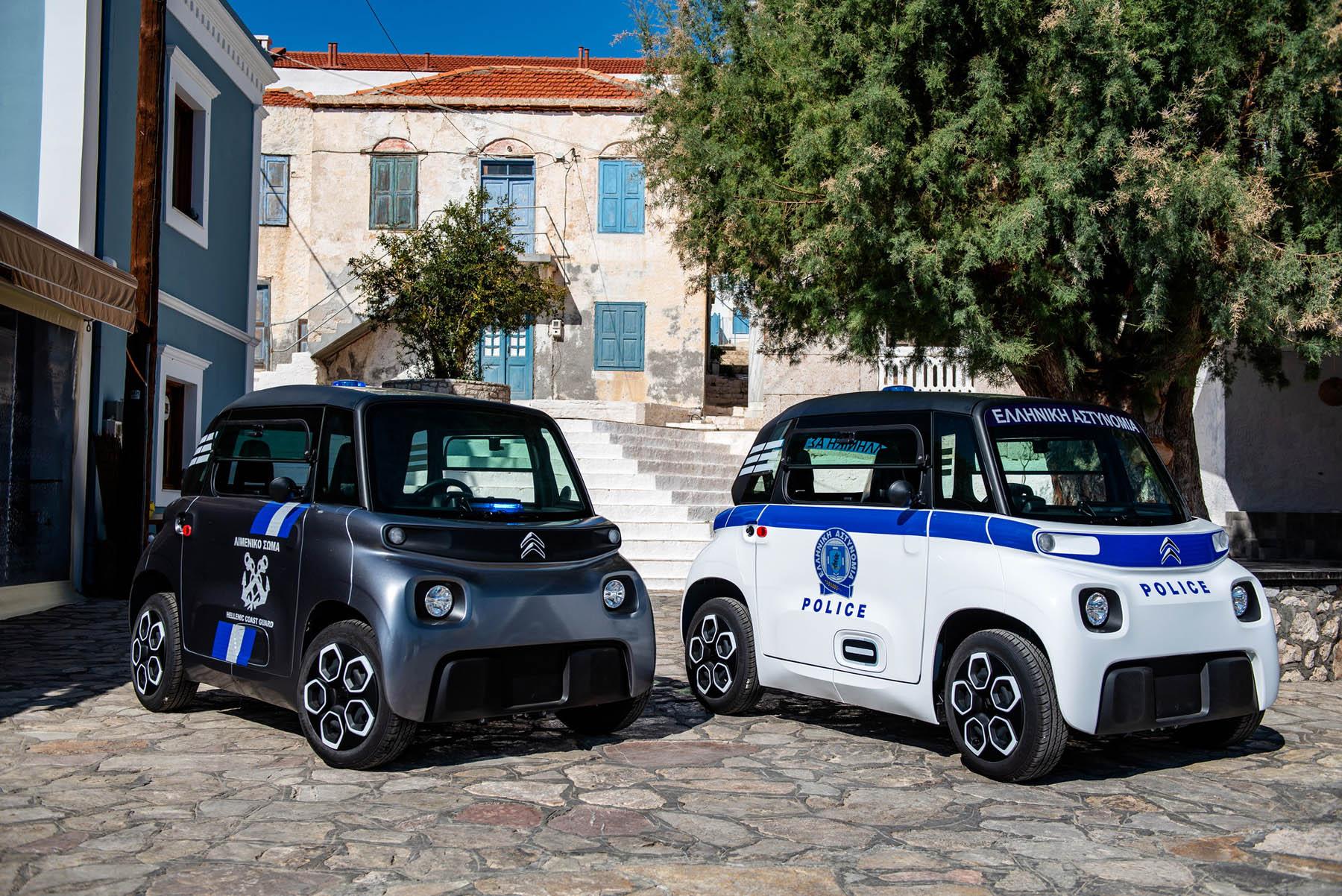 Στη Χάλκη το μικρότερο περιπολικό του κόσμου – «Αντί για το 100, εμείς καλούμε το 50» (BINTEO)