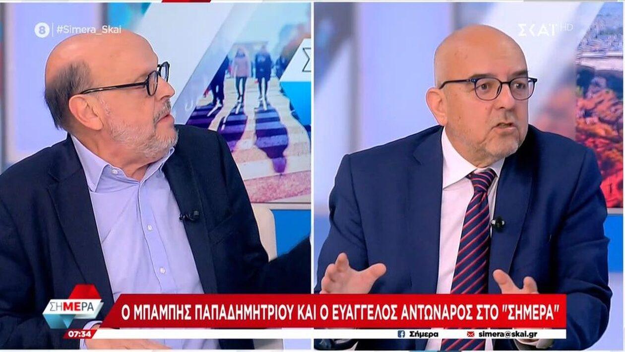 “Χαμός” on air μεταξύ Μπ. Παπαδημητρίου και Αντώναρου: «Είναι η ημέρα του Ιούδα. Σας συμβουλεύω να πάτε στην εκκλησία» (vid)