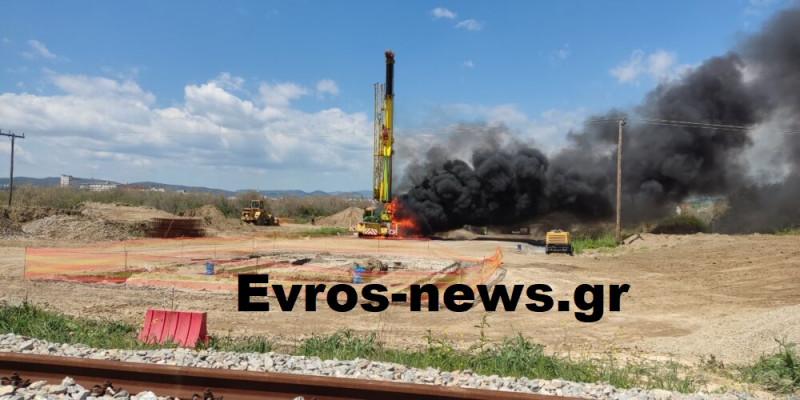 Αλεξανδρούπολη: Στην εντατική χειριστής γερανού που υπέστη ηλεκτροπληξία