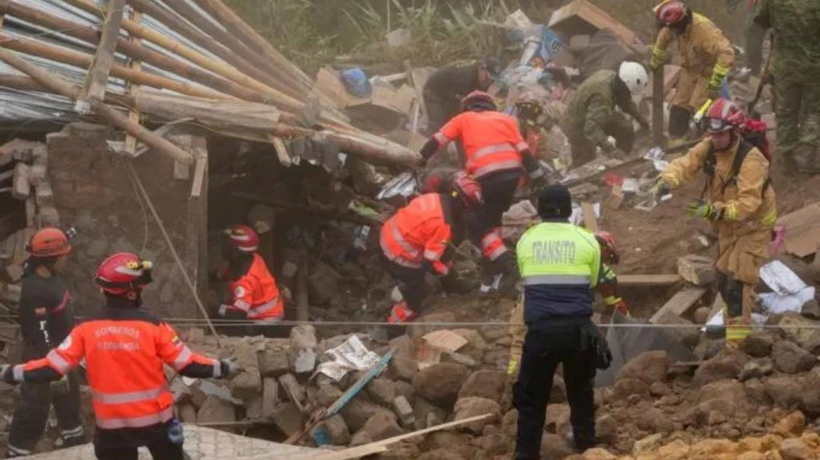 Στους 27 οι νεκροί από την κατολίσθηση στον Ισημερινό – 67 αγνοούμενοι