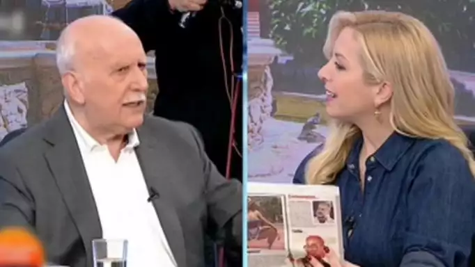 Γιώργος Παπαδάκης σε Μαρία Αναστασοπούλου: «Στον ΣΚΑΙ μπορεί να τα κάνατε αυτά, στον ΑΝΤ1 δεν τα κάνουμε»