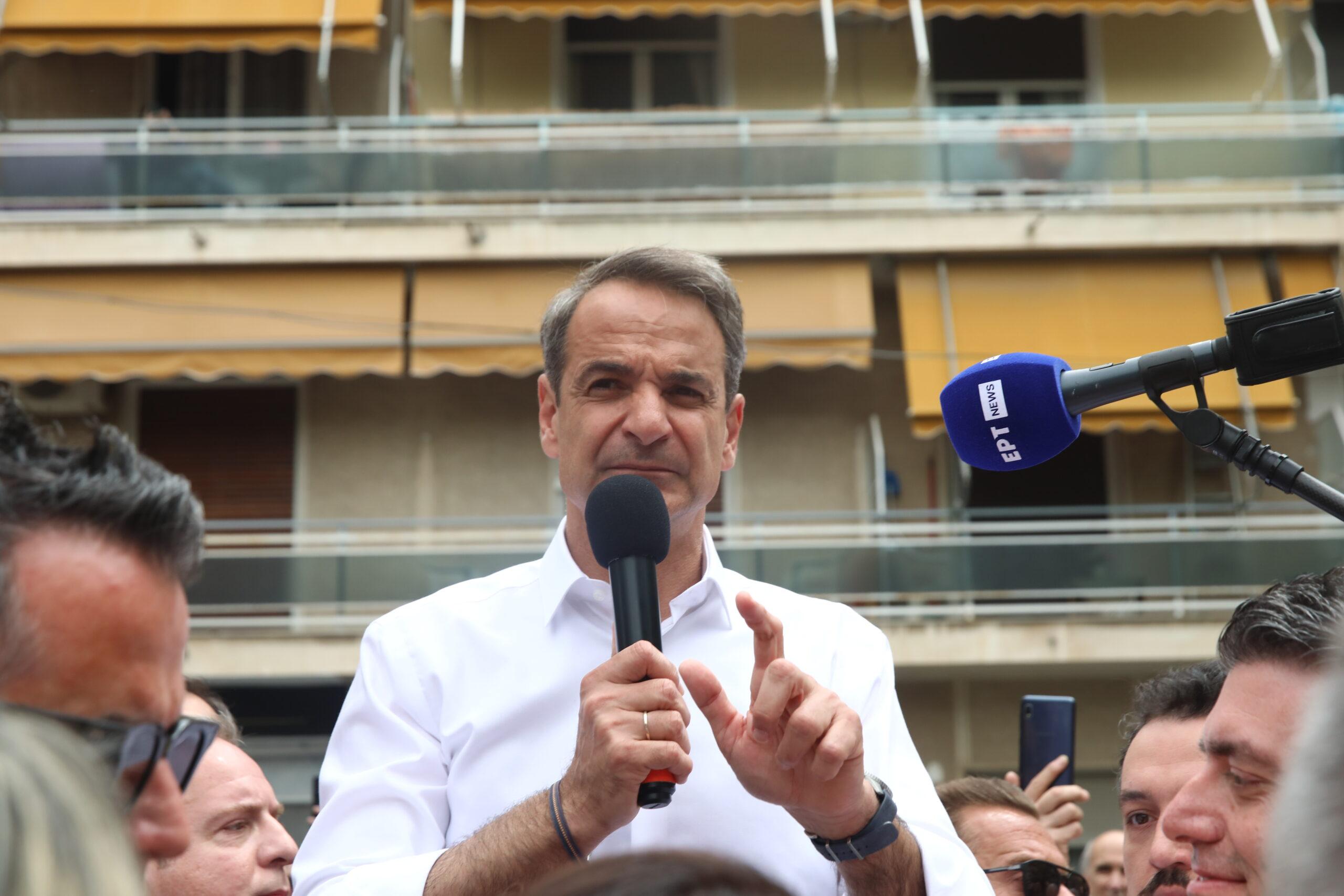 Μητσοτάκης από Ζωγράφου: «Την επόμενη Κυριακή η πατρίδα μας θα είναι γαλάζια»