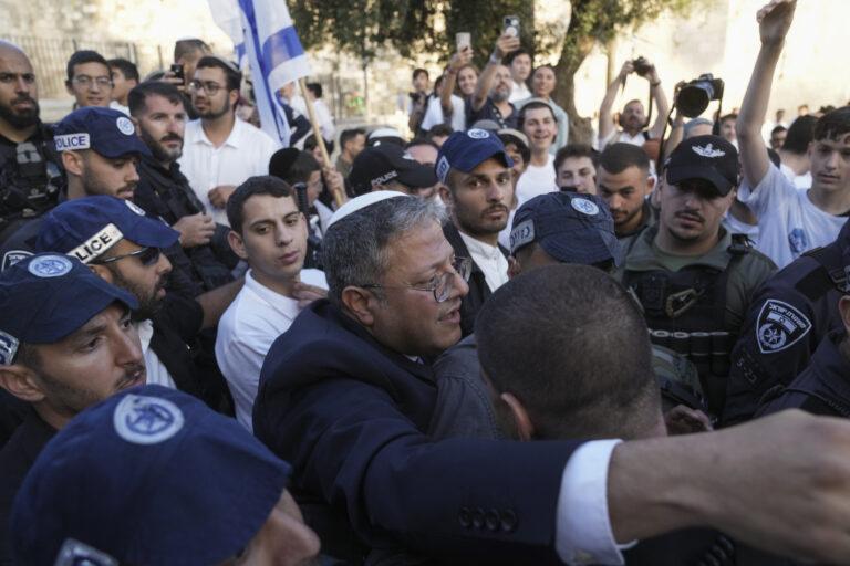 Μεσανατολικό: Έντονες αντιδράσεις από την επίσκεψη ακροδεξιού ισραηλινού υπουργού σε θρησκευτικό τόπο της Ιερουσαλήμ