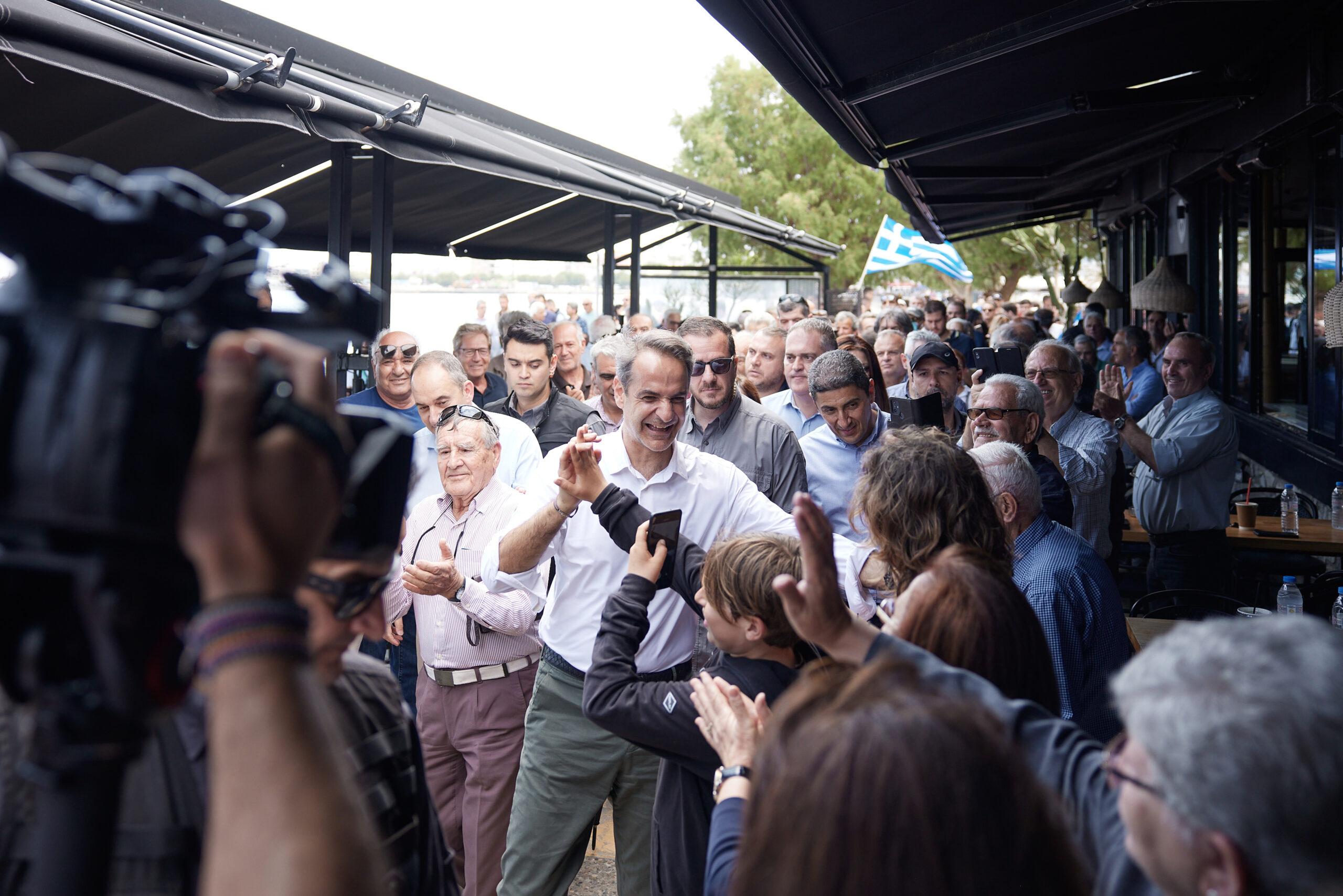 Μητσοτάκης από Ιεράπετρα: «Υπάρχει ένας υποψήφιος πρωθυπουργός και ένα κόμμα το οποίο διεκδικεί την ευθύνη να κυβερνήσει τη χώρα»