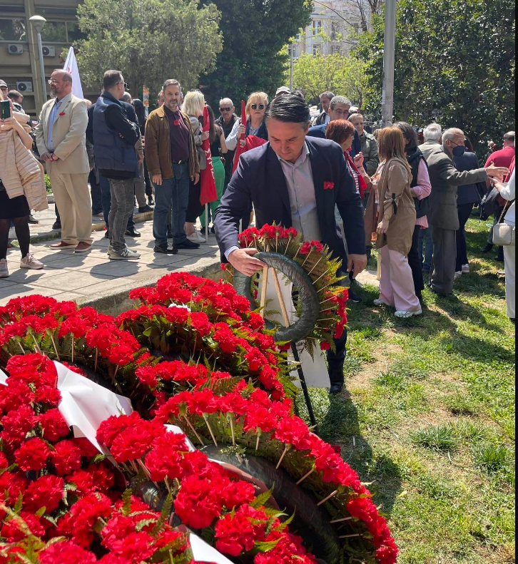 Αντ. Σαουλίδης: «Τιμούμε τους αγώνες του εργατικού κινήματος» (ΦΩΤΟ)