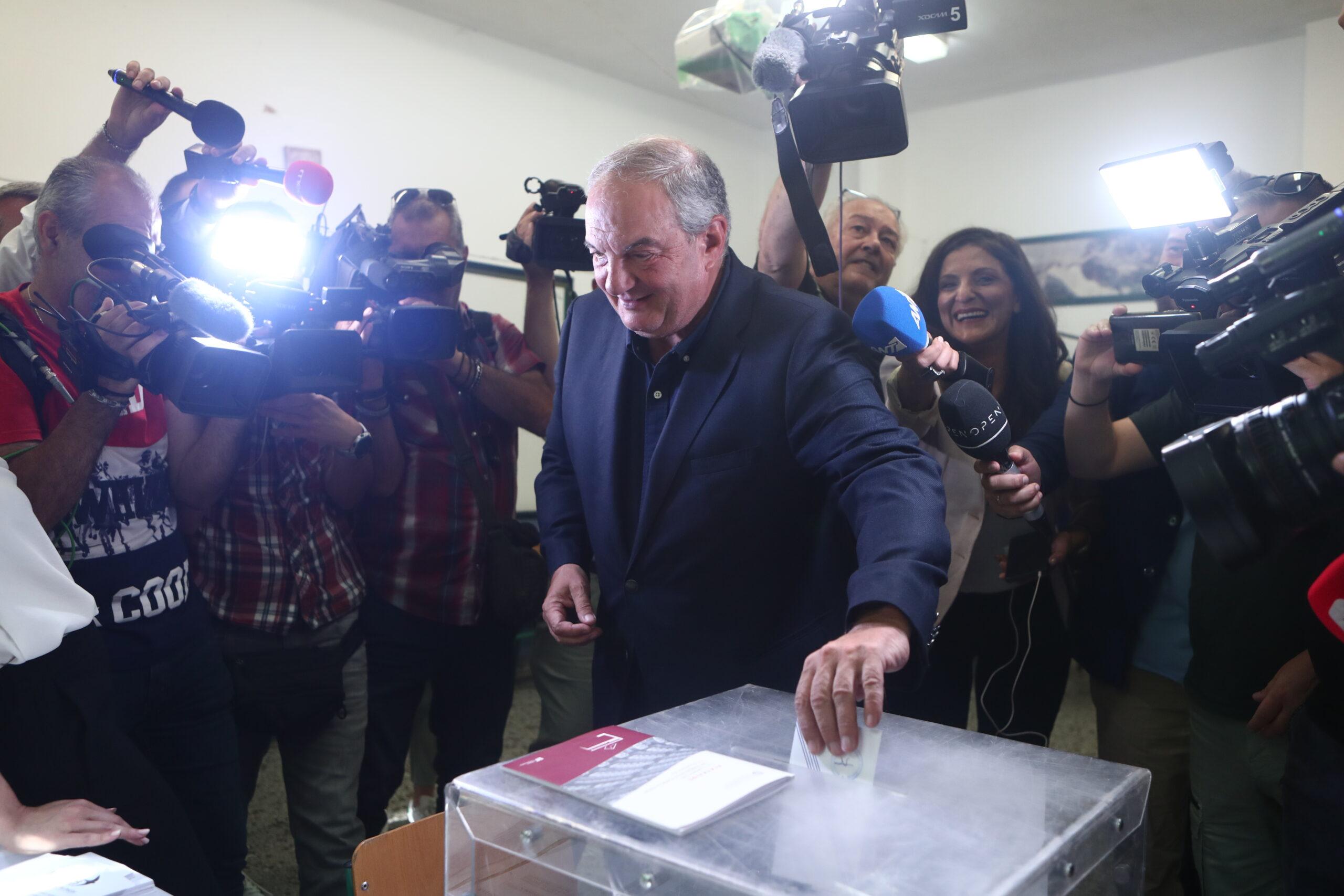 Θεσσαλονίκη: Στον Άγιο Ελευθέριο ψήφισε ο Κώστας Καραμανλής