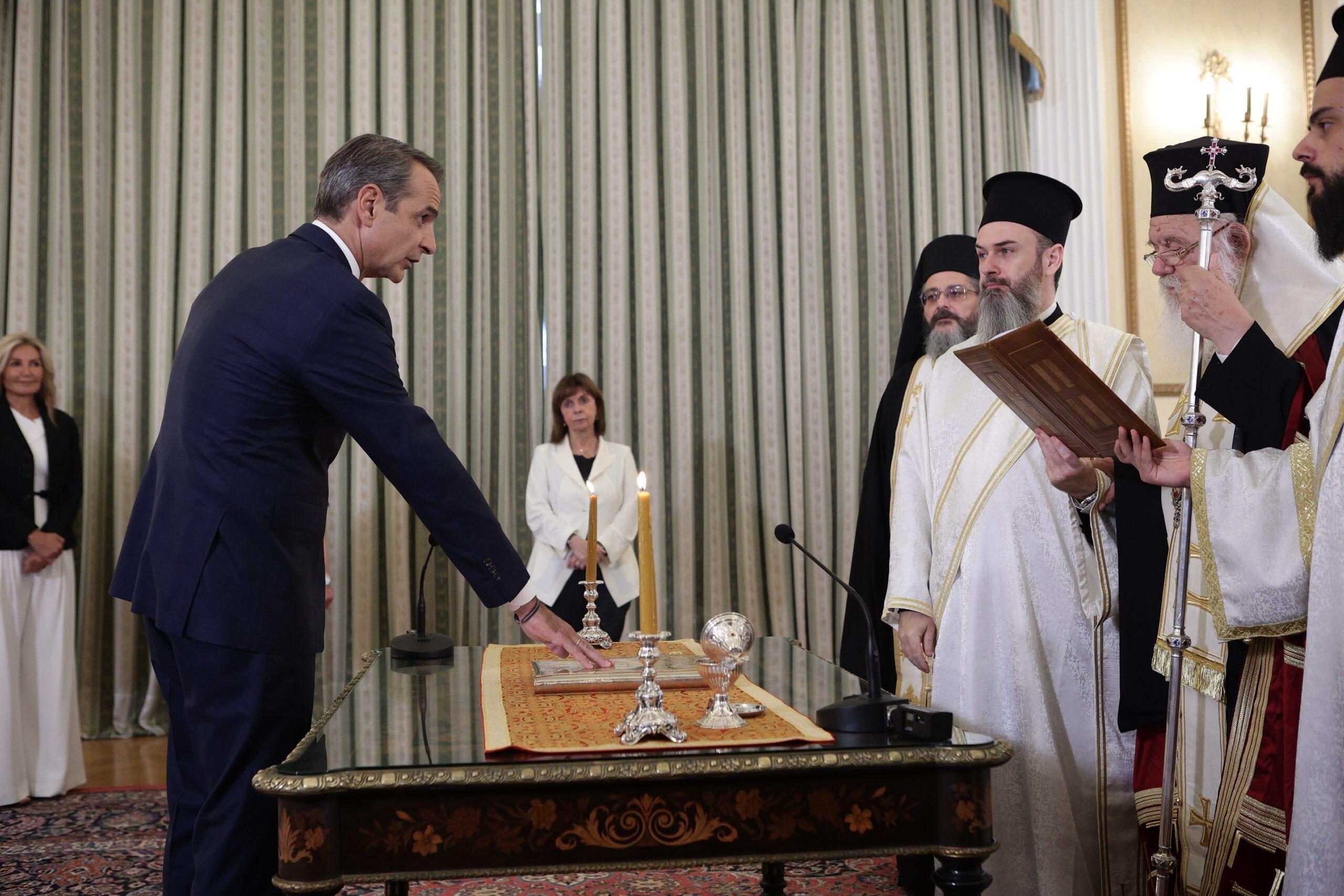 Ορκίστηκε πρωθυπουργός ο Κυριάκος Μητσοτάκης
