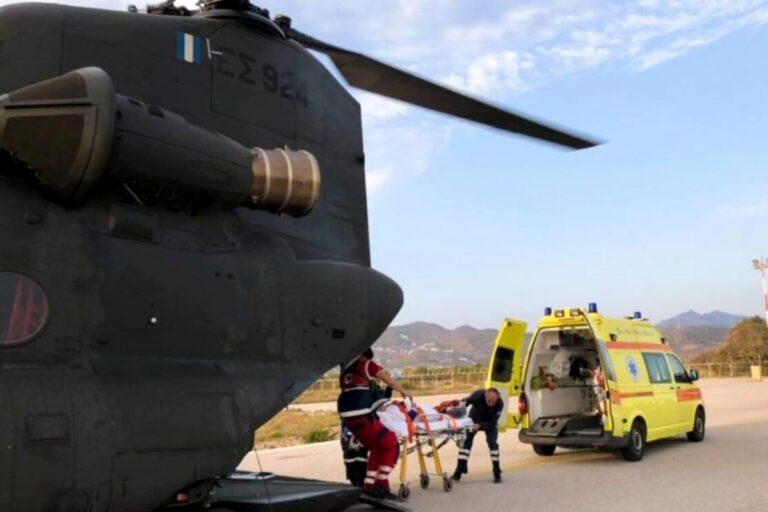 Σκιάθος: Έκτακτη αεροδιακομιδή 41χρονης – Σε κρίσιμη κατάσταση η υγεία της