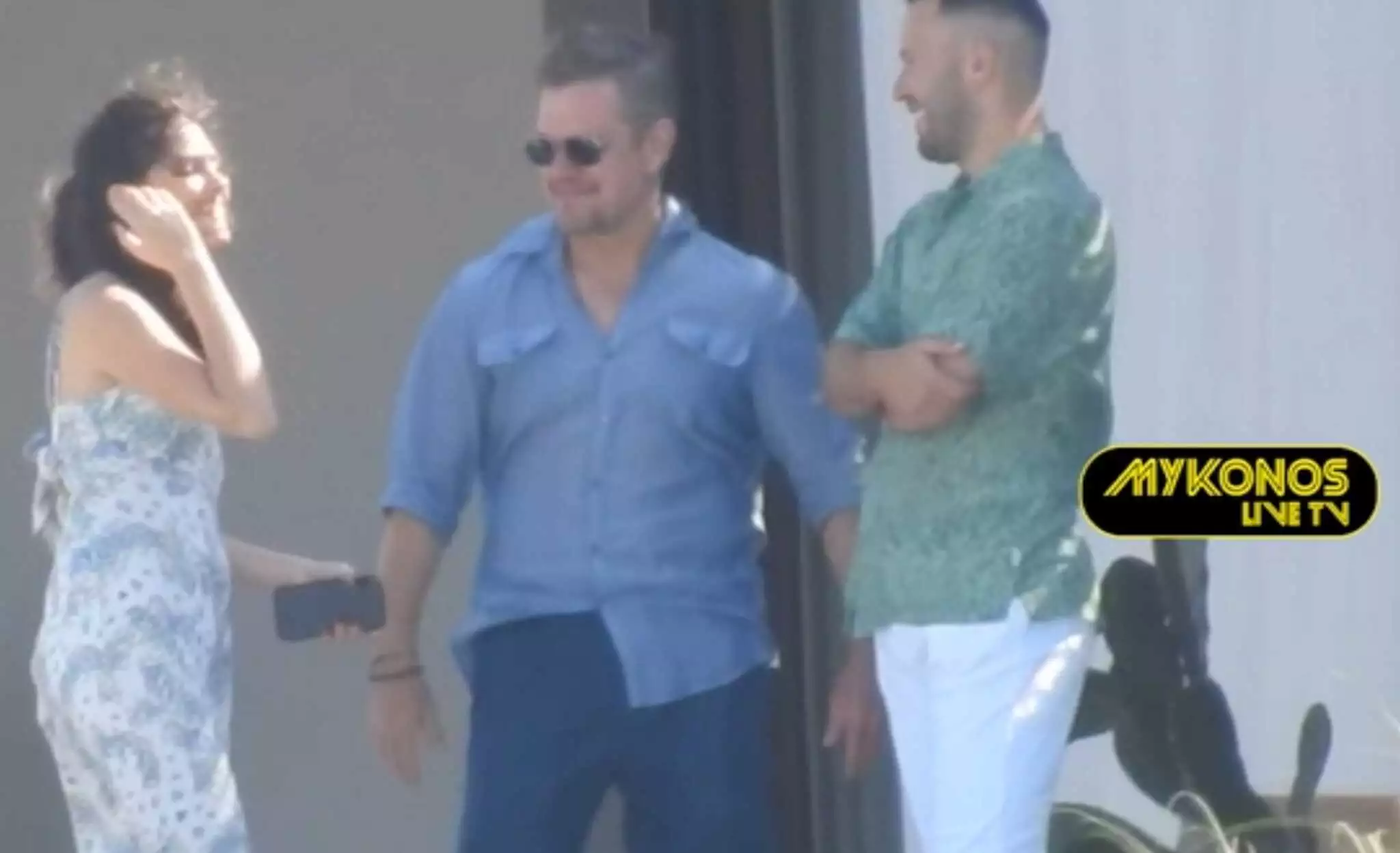Matt Damon: Διακοπές στη Μύκονο με την σύζυγο και φίλους τους