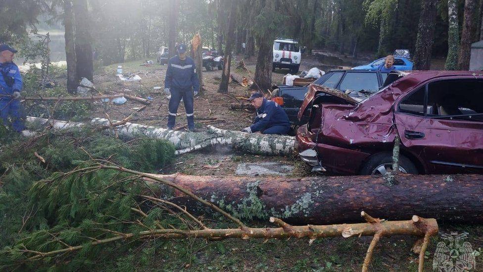 Ρωσία: Δέκα νεκροί από τις σφοδρές καταιγίδες