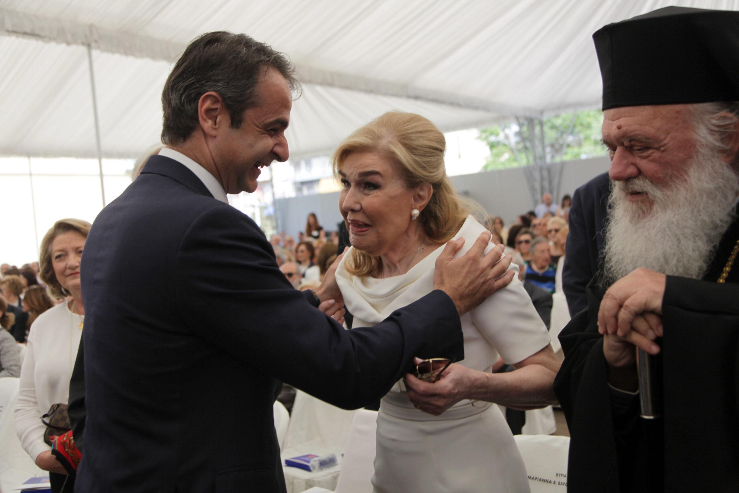 Κυρ. Μητσοτάκης για Μαρ. Βαρδινογιάννη: «Αποχαιρετάμε με σεβασμό μία μεγάλη Ελληνίδα»