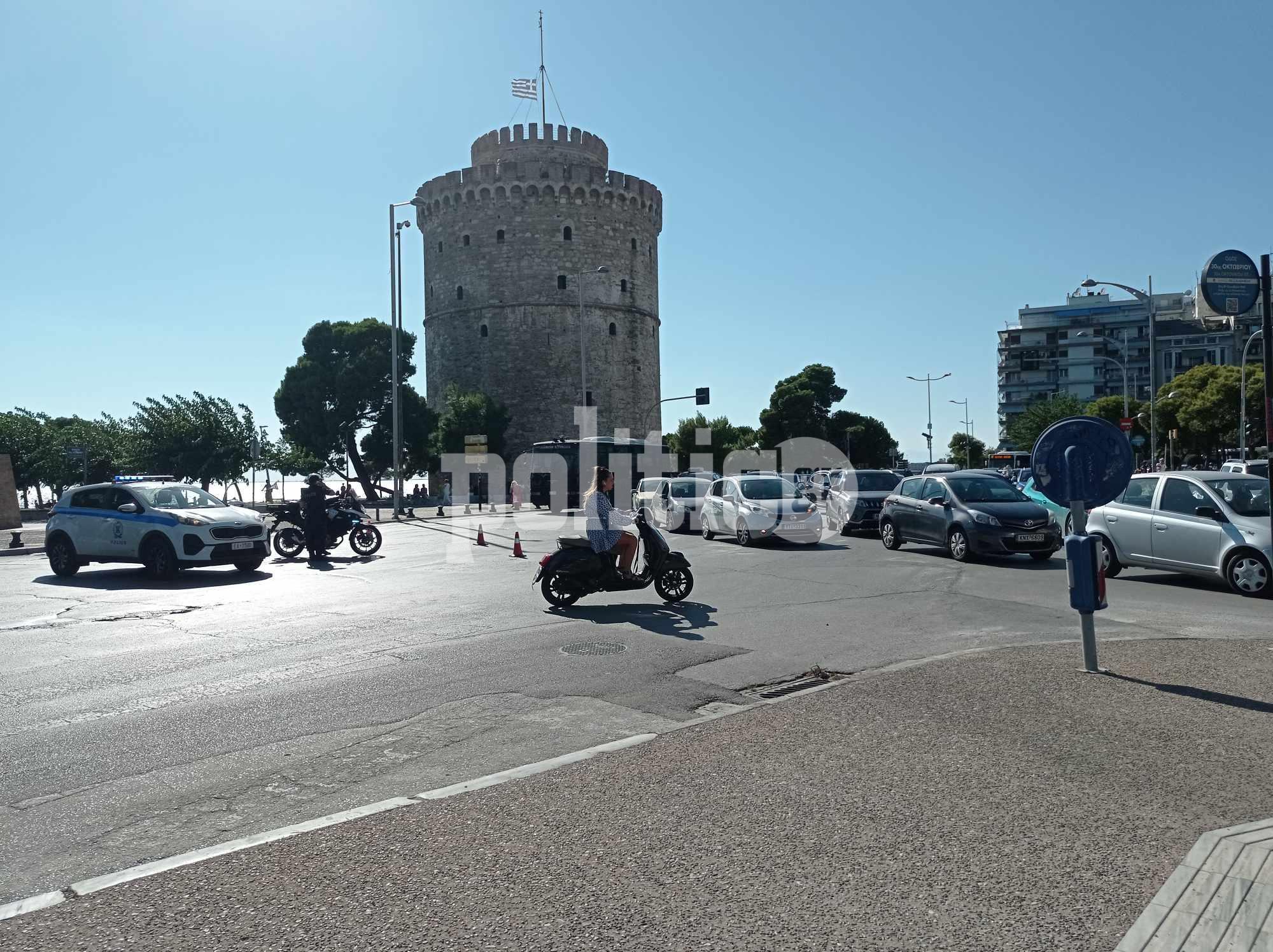 Συγκέντρωση οπαδών της Μπεϊτάρ στον Λευκό Πύργο – Ισχυρή αστυνομική παρουσία στο σημείο