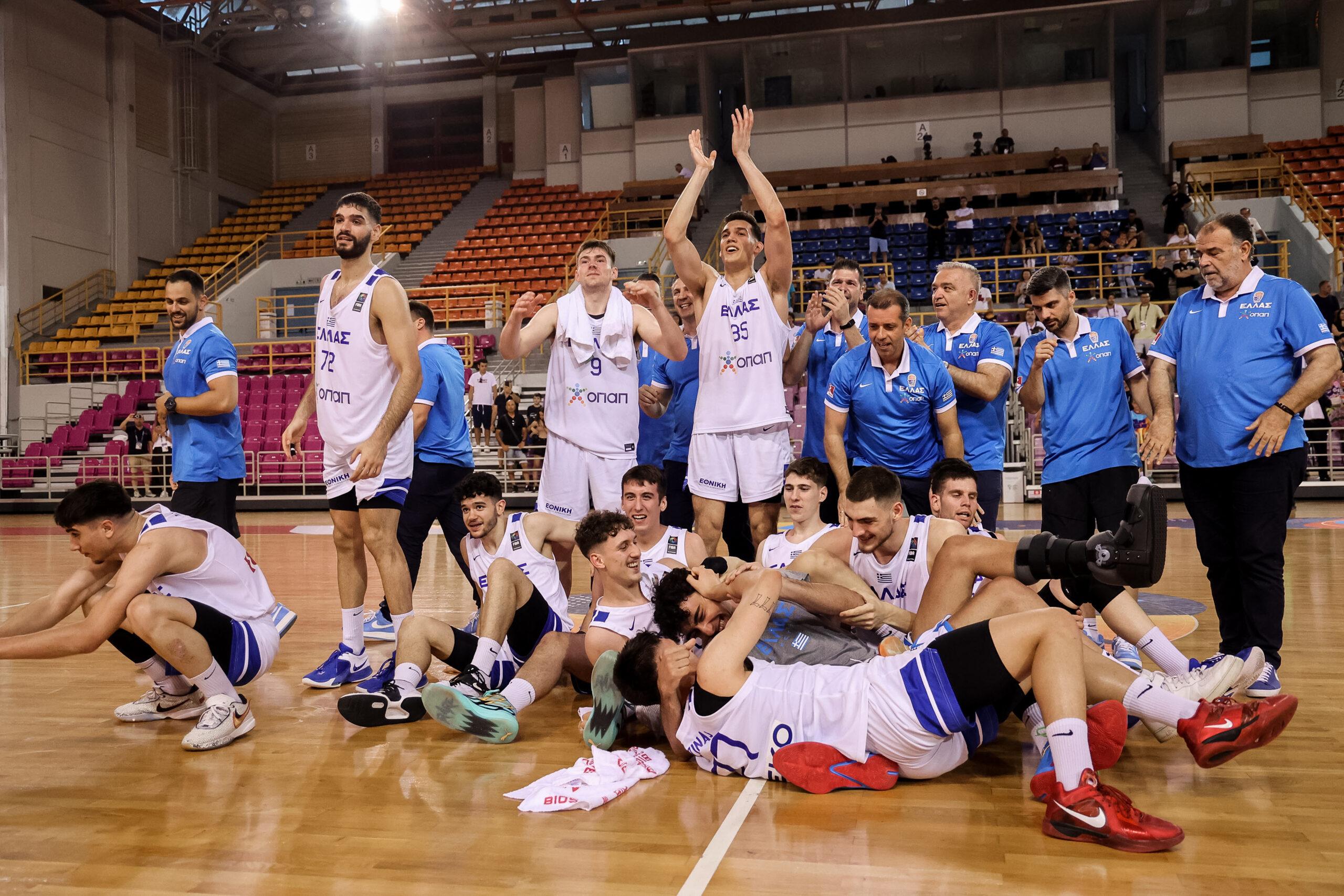 Χάλκινη η Εθνική Νέων που υπέταξε το Βέλγιο με 68-64 στην παράταση