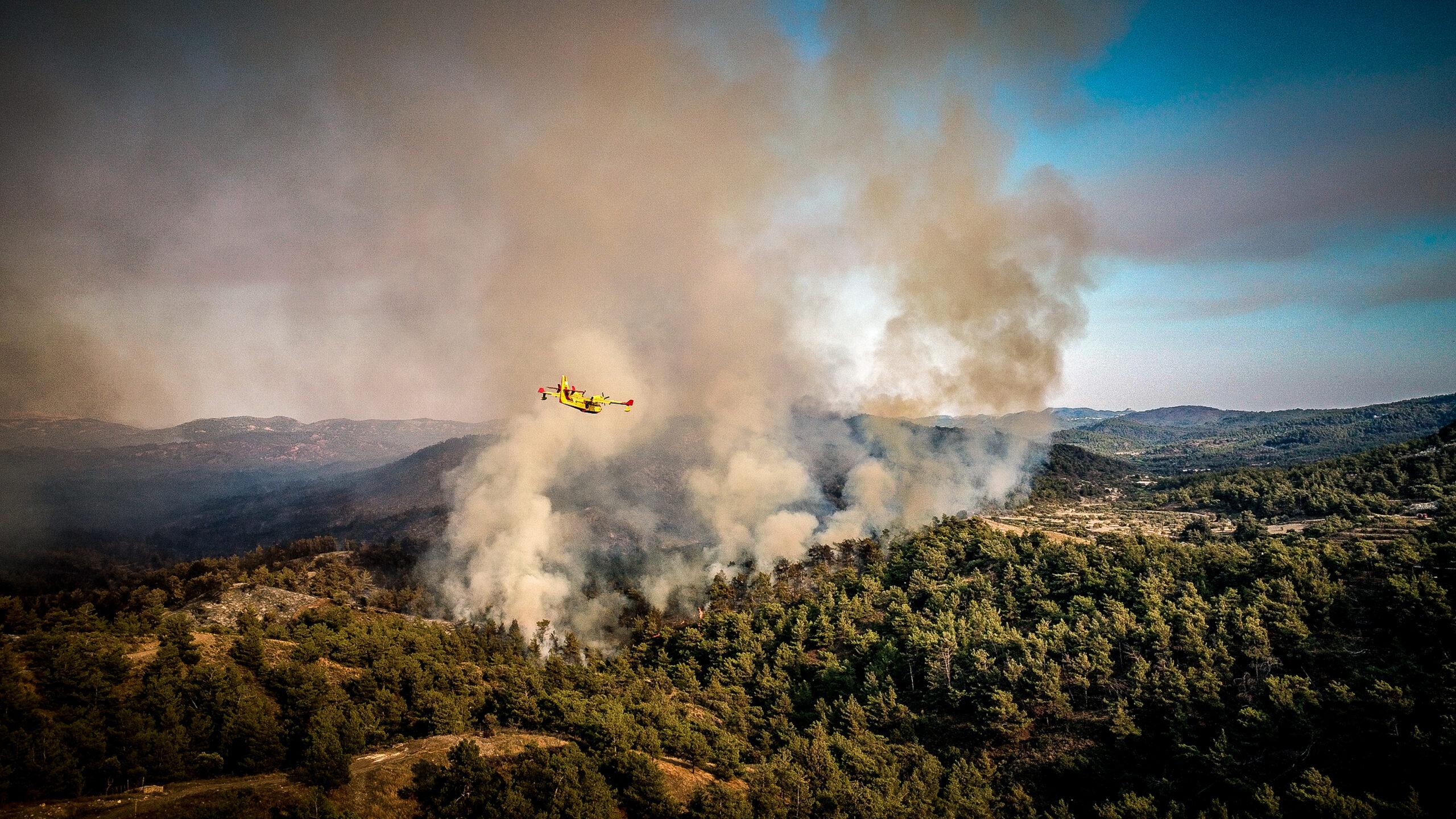Ρόδος: Ακυρώθηκε η εκκένωση του χωριού Απόλλωνα