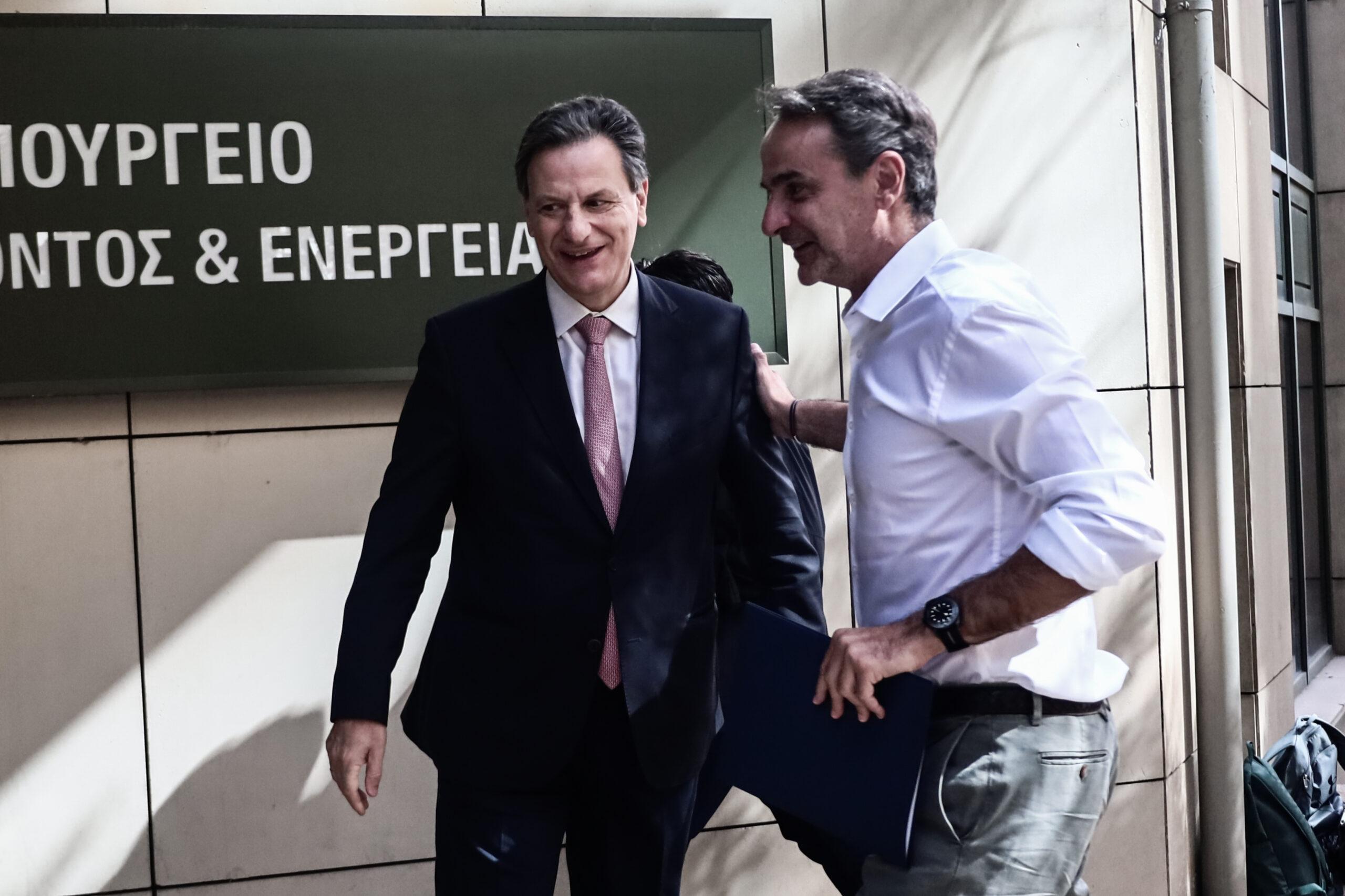 Στο υπ. Περιβάλλοντος και Ενέργειας ο Κυριάκος Μητσοτάκης
