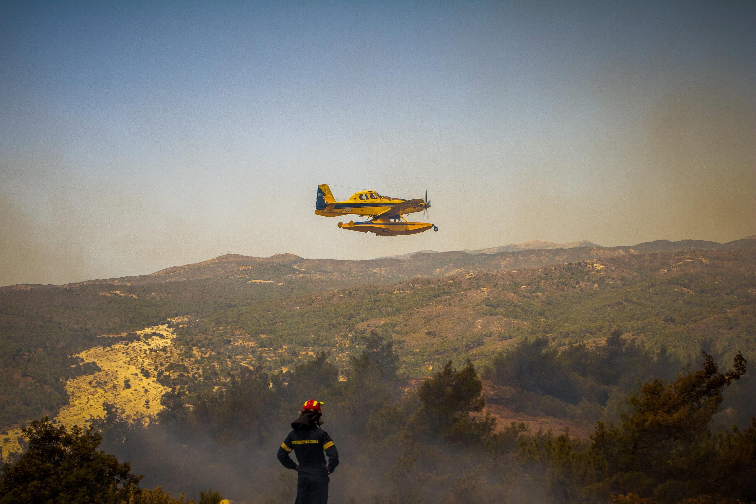 Κέρκυρα: Αναζωπυρώσεις σε Άγιο Γεώργιο και Άνω Περίθεια