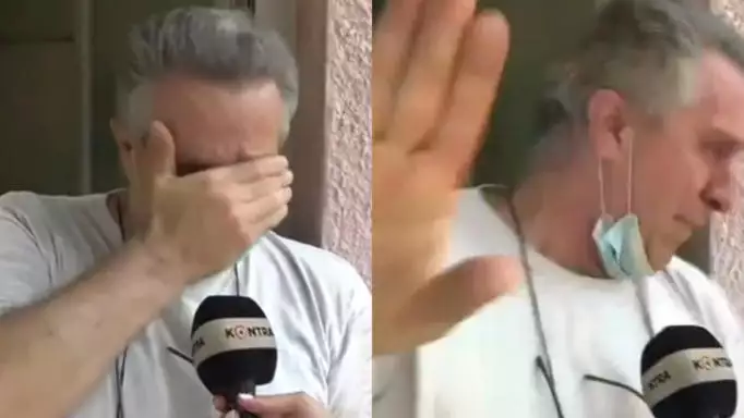 Φωτιά σε Λαγονήσι – Σαρωνίδα: «Τέτοιο πράγμα να μη ζήσει κανείς, σταμάτα, έσπασαν τα νεύρα μου»