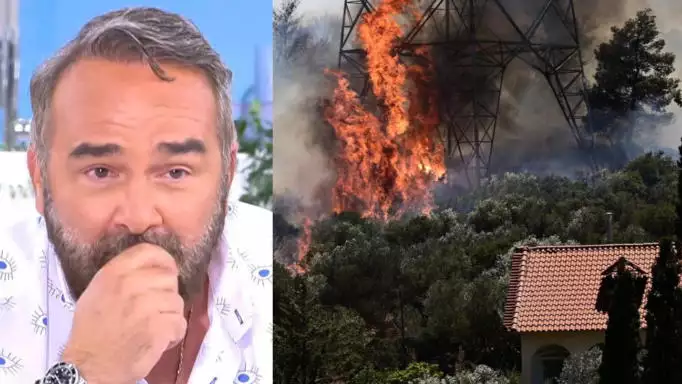 Γρηγόρης Γκουντάρας: Έκκληση για τη μεγάλη πυρκαγιά στο Λαγονήσι – «Στείλτε βοήθεια από αέρος, θα καούμε!»