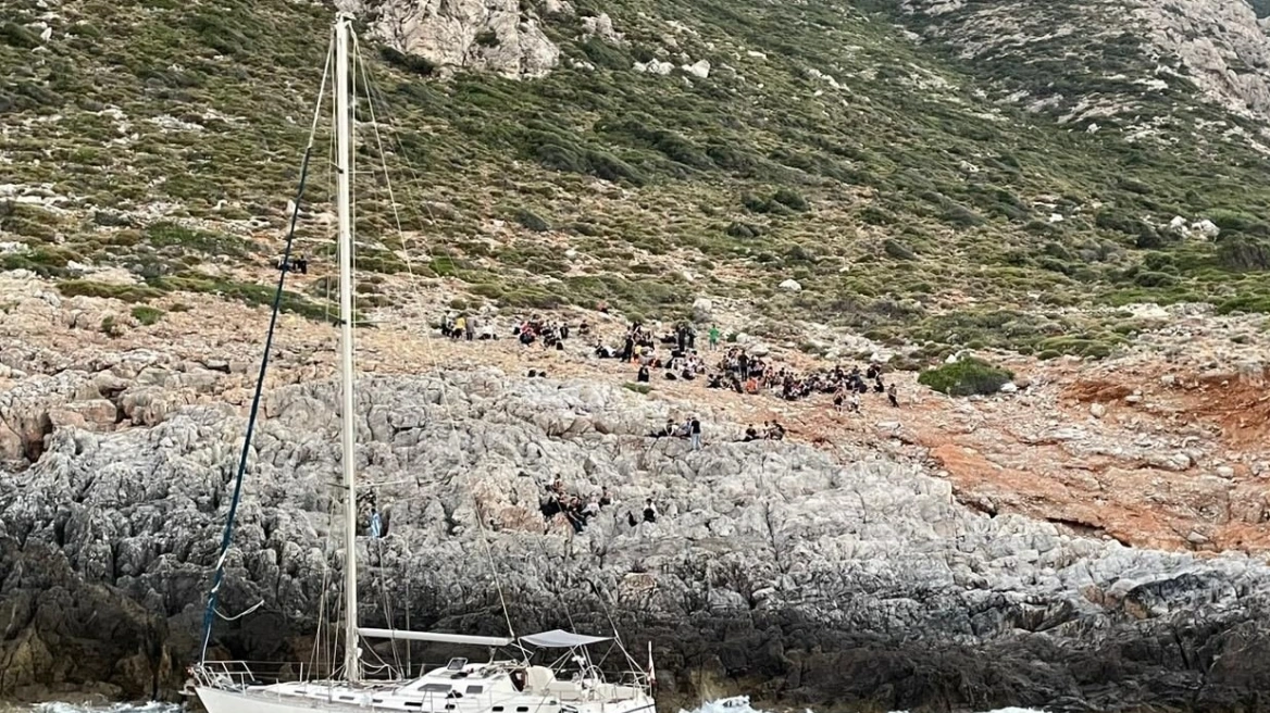 Λακωνία: Απεγκλωβίστηκαν 111 μετανάστες από βραχώδη περιοχή στο Ακρωτήρι Μαλέα (ΒΙΝΤΕΟ)