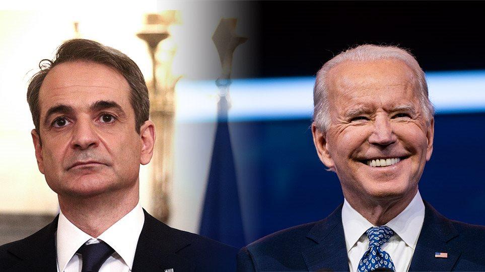 Τηλεφωνική επικοινωνία Μητσοτάκη – Μπάιντεν