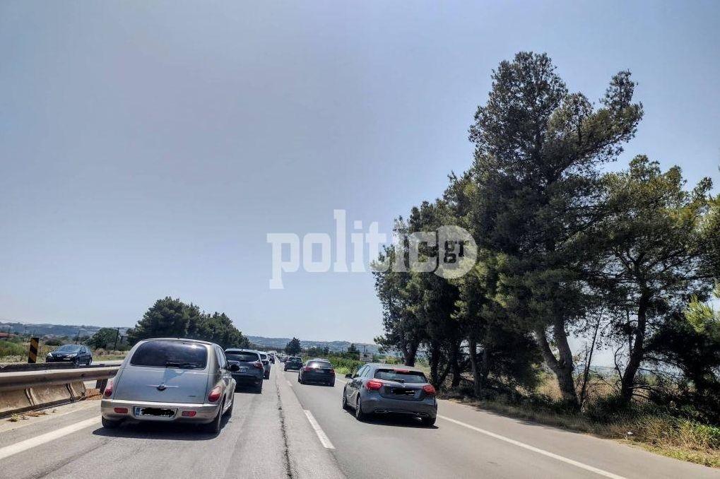 Θεσσαλονίκη: Μποτιλιάρισμα στους δρόμους προς Χαλκιδική – Δείτε τον χάρτη