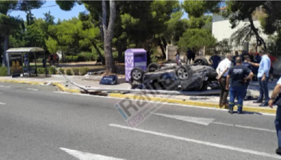 Τροχαίο στη Λεωφόρο Μαραθώνος με έναν νεκρό και έναν τραυματία