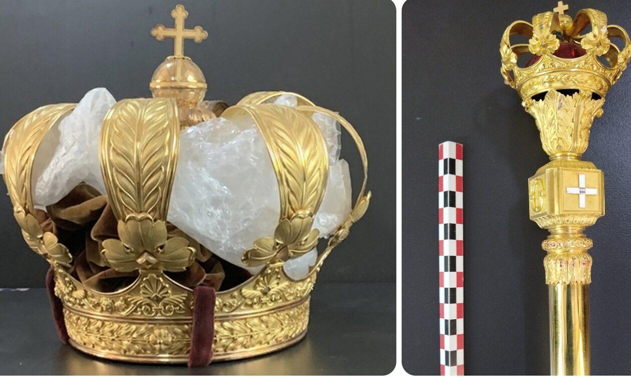 Τατόι: Βρέθηκαν τα εμβλήματα του Όθωνα – Στέμμα, σκήπτρο και ξίφος εντοπίστηκαν σε καλή κατάσταση (ΦΩΤΟ)