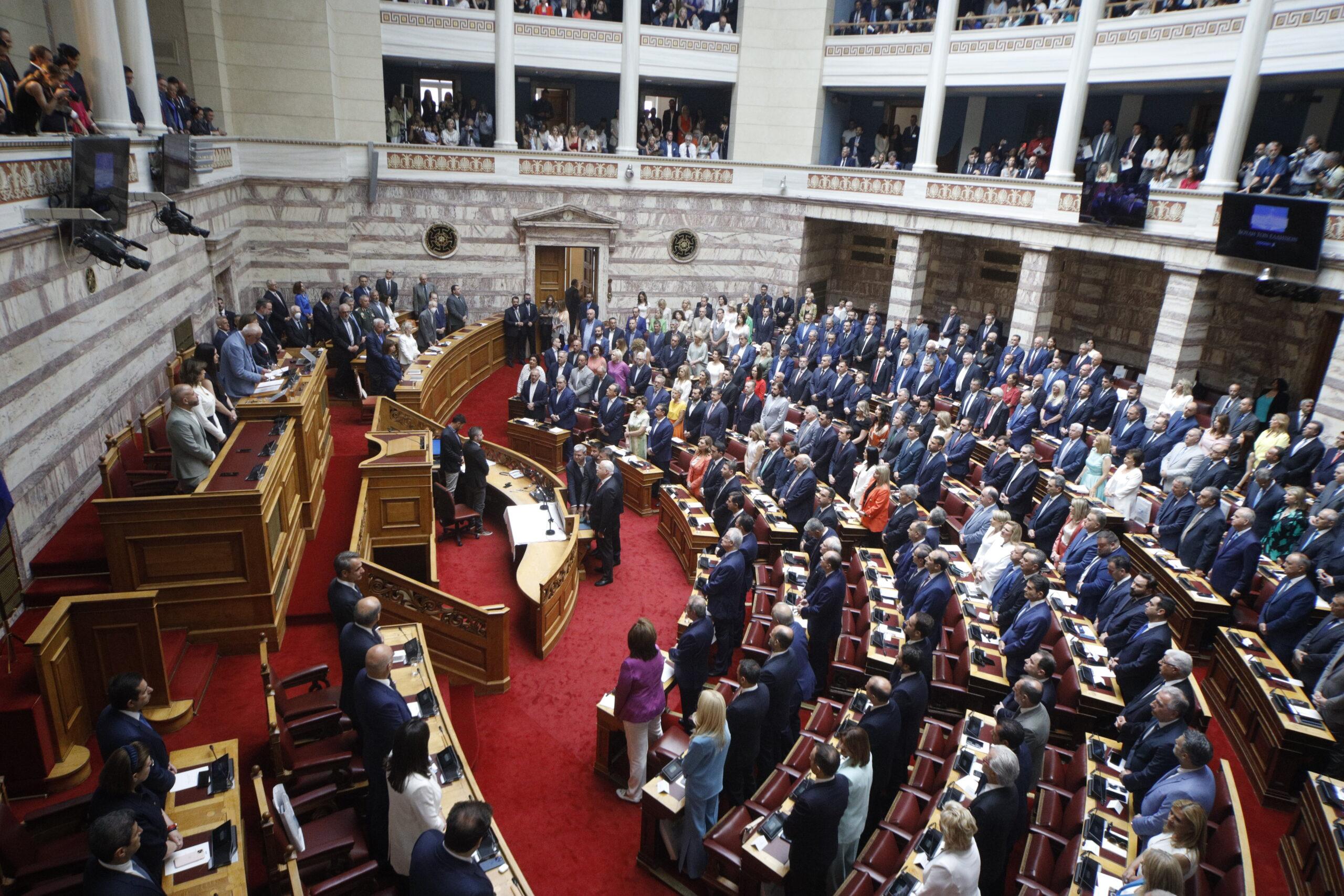 Σπαρτιάτες, Πλεύση Ελευθερίας και Νίκη δεν εξέλεξαν αντιπρόεδρο στη Βουλή