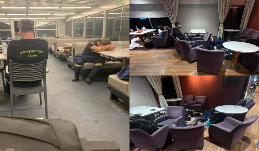 Πυροσβεστική – Φωτιές: Αντίδραση του γραμματέα πυροσβεστών για τις εικόνες στο πλοίο – «Αγωνίστηκαν σε συνθήκες πολέμου»