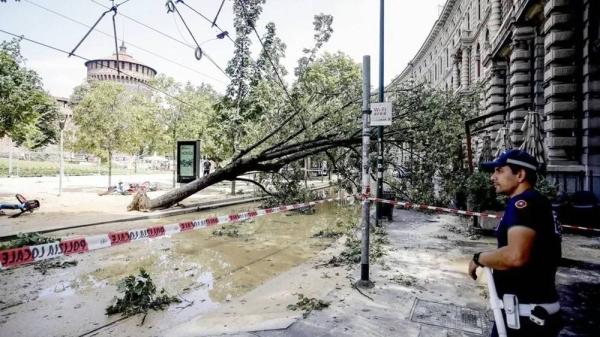 Βόρεια Ιταλία: Σφοδρότατες καταιγίδες στο Μιλάνο