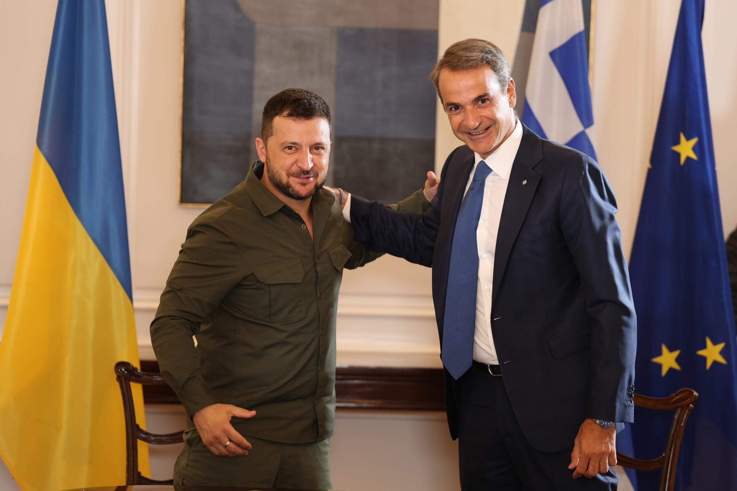 Κυρ. Μητσοτάκης για συνάντηση με Β. Ζελένσκι: «Η Ελλάδα στο πλευρό της Ουκρανίας»