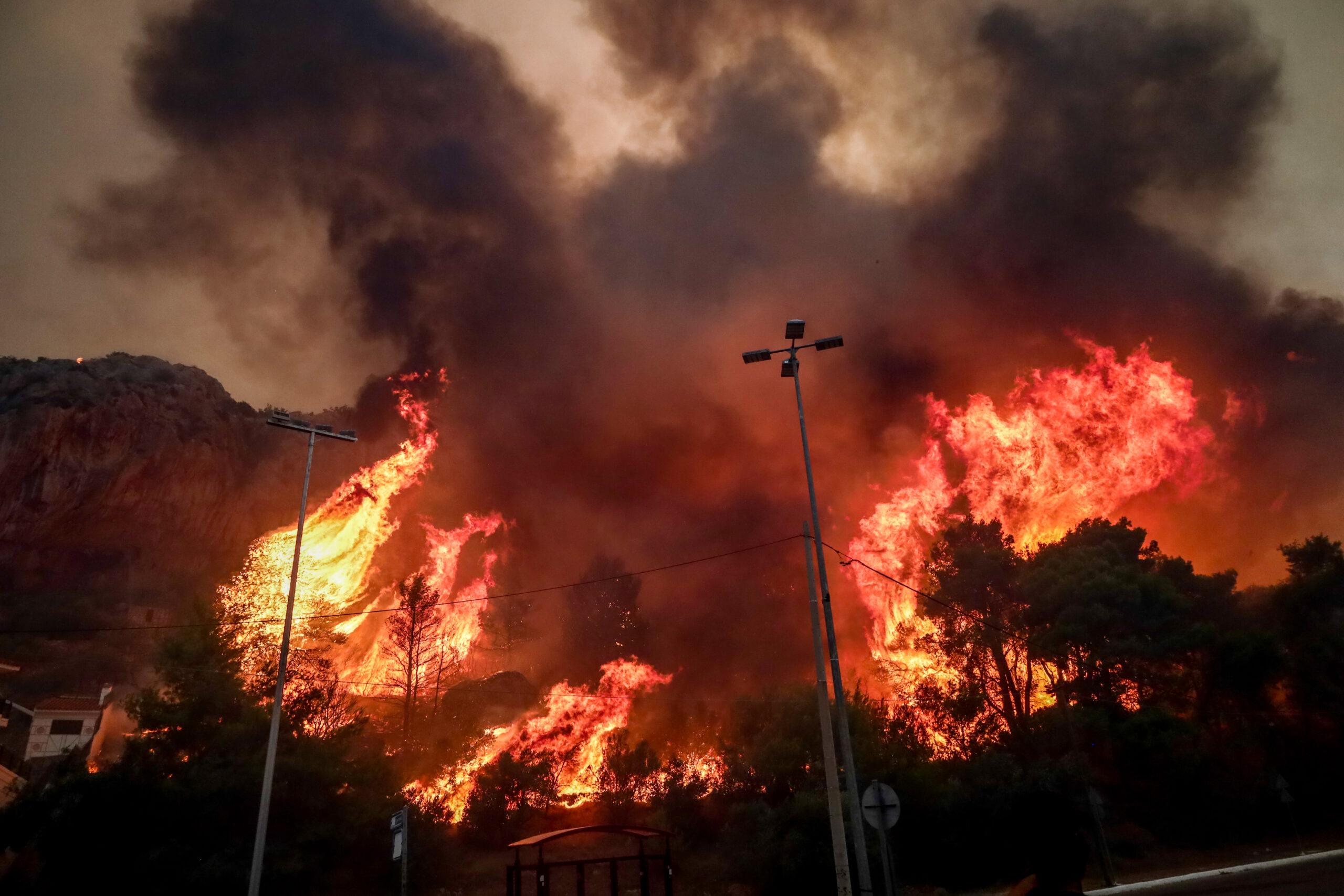 Φωτιά σε γεωργική έκταση στην Άκοβα Άργους