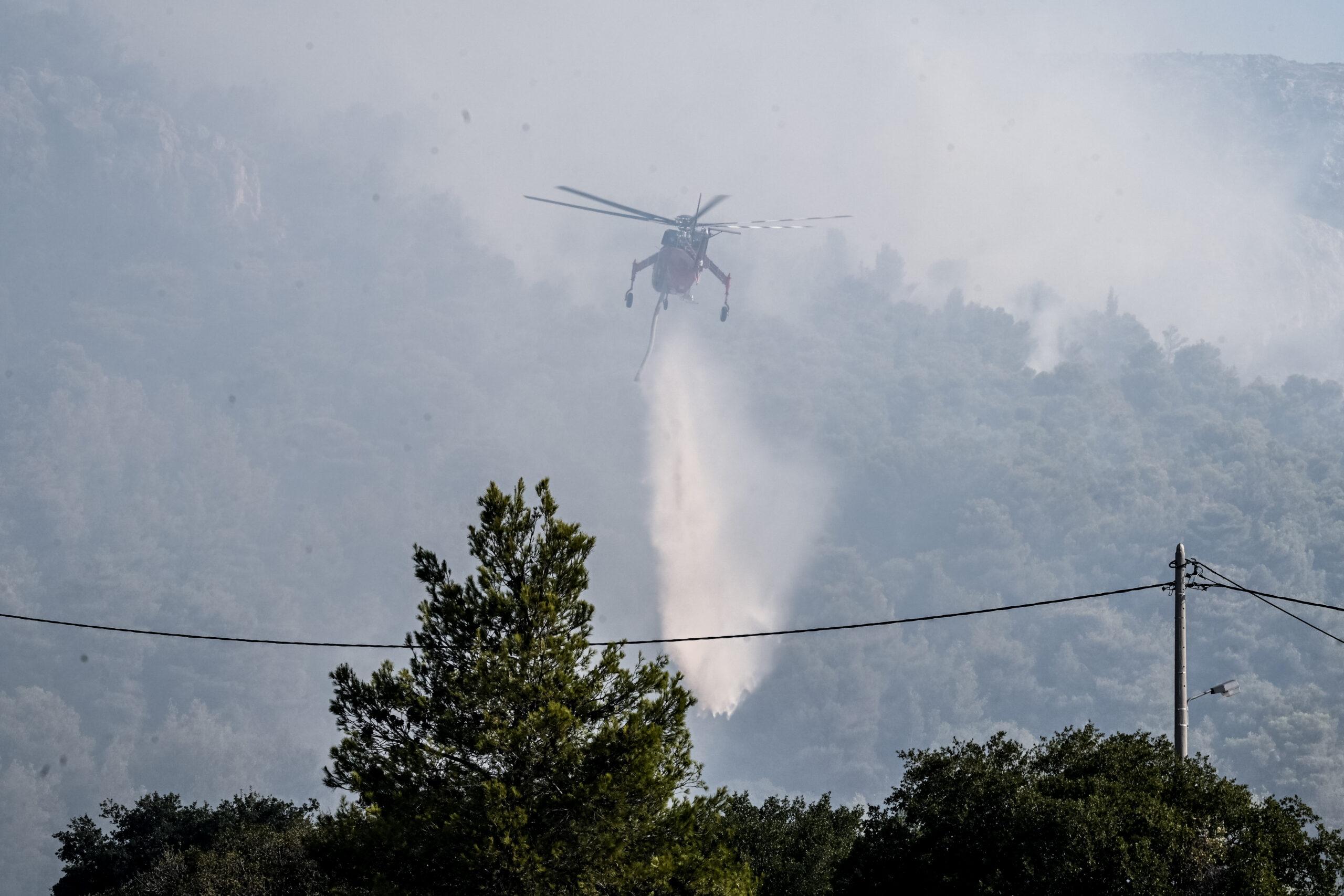 Φωτιά στην Πάρνηθα: Πέρασαν στον Εθνικό Δρυμό οι φλόγες – Η πυρκαγιά κατευθύνεται προς το καζίνο