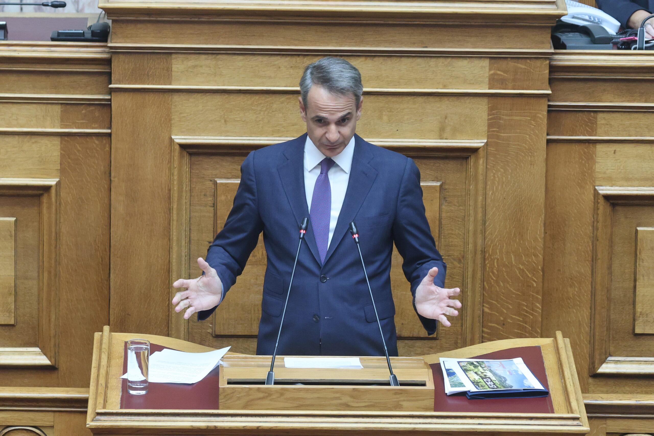 LIVE: Σε εξέλιξη η ομιλία του πρωθυπουργού Κυριάκου Μητσοτάκη για τις πυρκαγιές