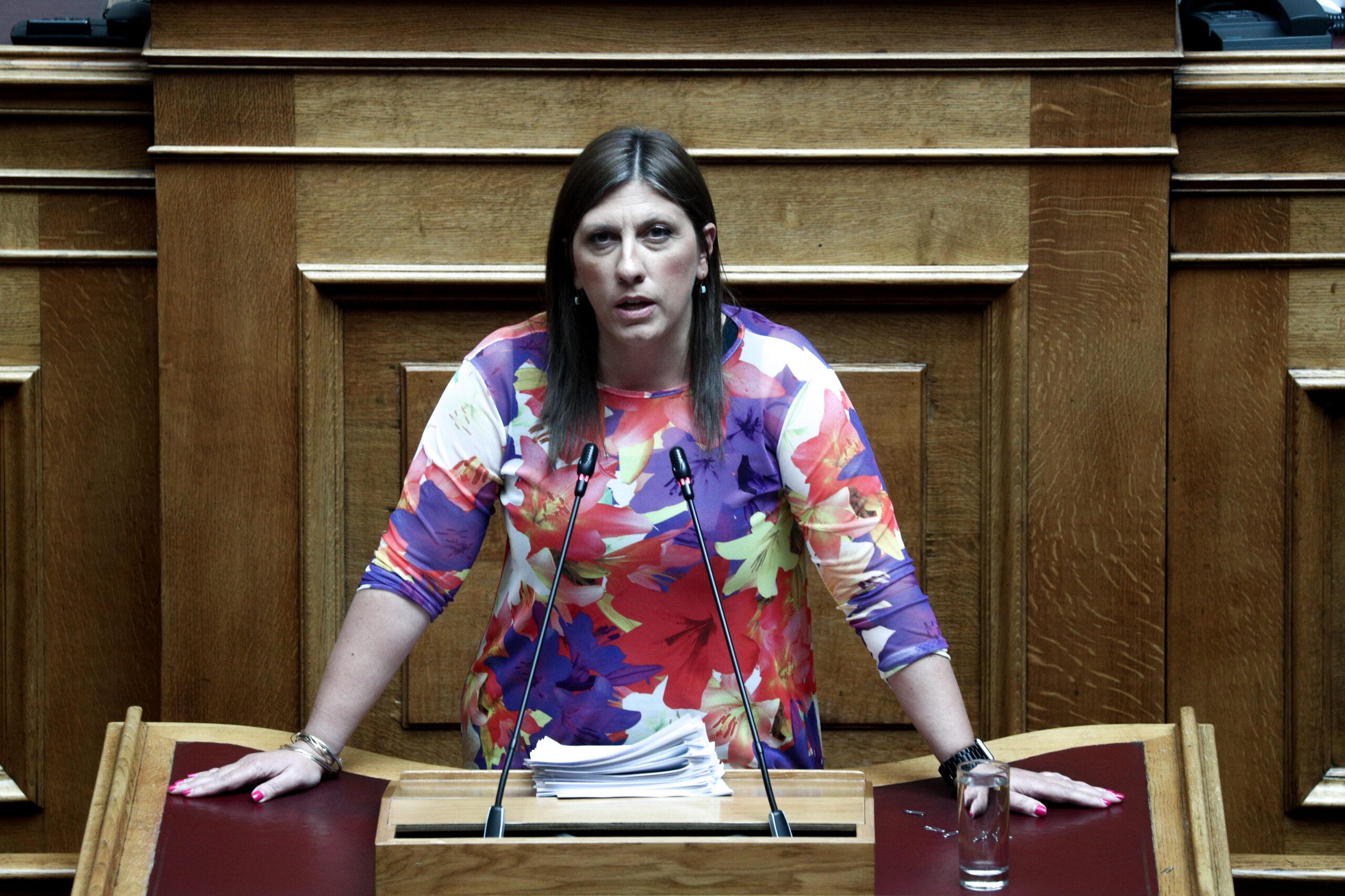Ζ. Κωνσταντοπούλου: Κάηκε ξανά η χωρά μας γιατί κανείς ποτέ δεν τιμωρήθηκε για όλες τις προηγούμενες φορές