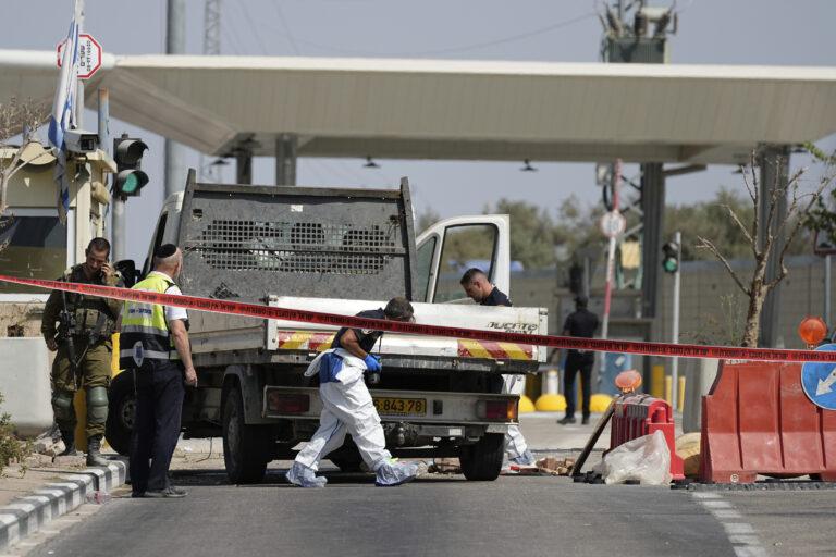 Δυτική Όχθη: Παλαιστίνιος οδηγός φορτηγού σκότωσε Ισραηλινό στρατιώτη