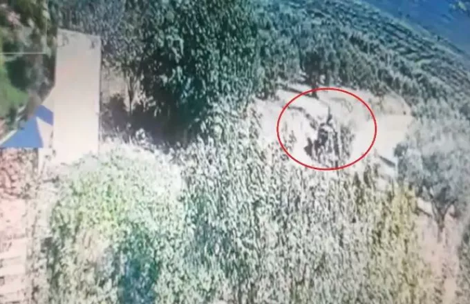 Βίντεο – ντοκουμέντο από τη στιγμή που ο 70χρονος εμπρηστής βάζει φωτιά στη Γόρτυνα