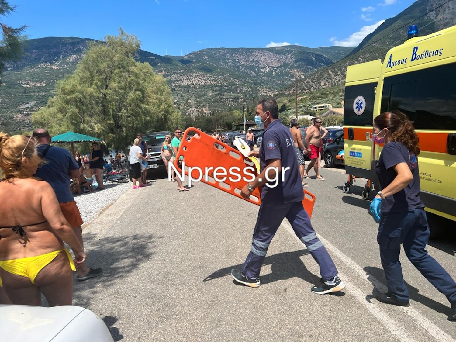Φωκίδα: Σοβαρός τραυματισμός 4χρονου σε παραλία